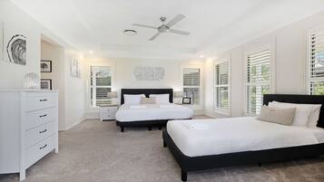 3 bedrooms, iron/ironing board, travel crib, WiFi