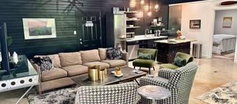 Deluxe Aircraft Hangar Mid-Mod Design Next to Smoky Mountains!