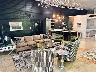 Deluxe Aircraft Hangar Mid-Mod Design Next to Smoky Mountains!