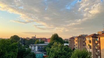 Vue depuis lâhĂ©bergement