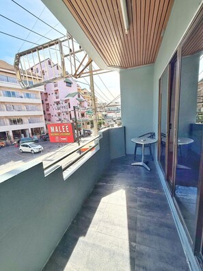 Chambre Ville double, 1 chambre, vue sur la ville | Terrasse/patio