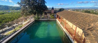 Entire Country House with Pool, Scenic Views & Orange Grove