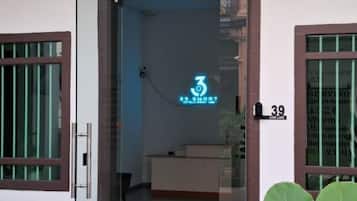 Blick von der Unterkunft