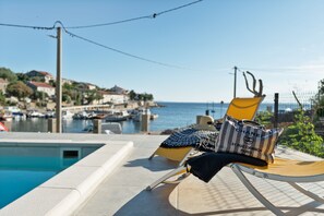 Outdoor pool - Luxury apartments Lun - Apt 1 (Lun)