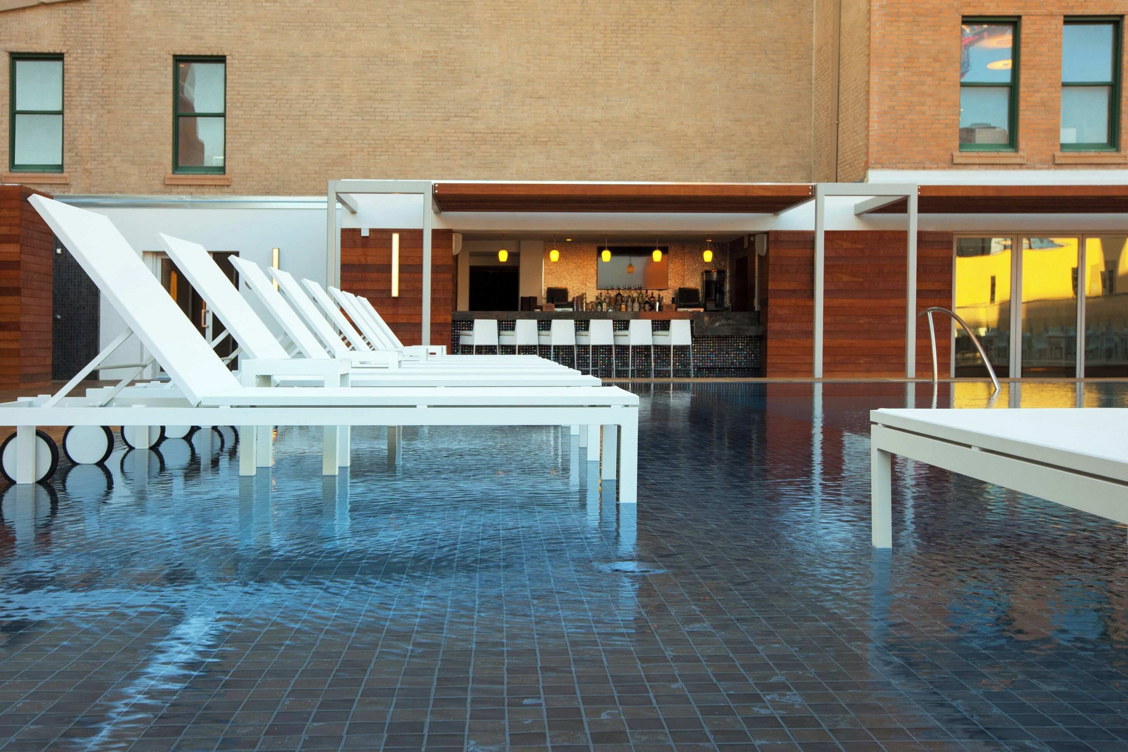Indoor pool, outdoor pool