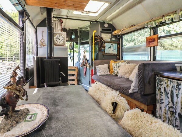 Interior - The White Cloud Bus (Stoke-on-Trent)