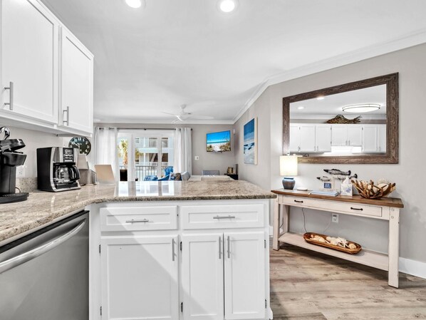 Condo, Multiple Beds (Beachside Villas 122- Sun for the Ros) | Interior