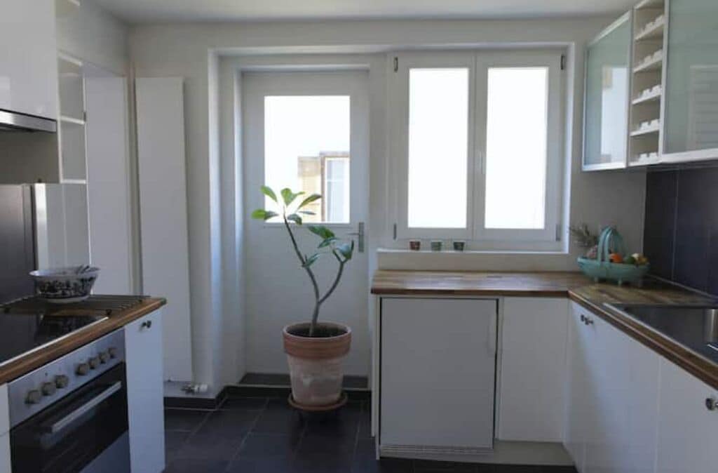 Microondas, horno, parrilla de estufa y lavavajillas 