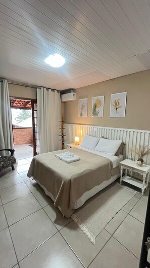 1 bedroom, iron/ironing board, internet, bed sheets