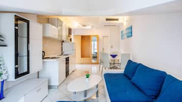 Suite, coin cuisine, vue océan