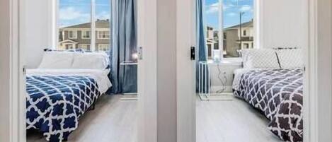 3 bedrooms, iron/ironing board, WiFi, bed sheets