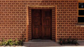 Voorkant van accommodatie