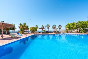 Una piscina riscaldata