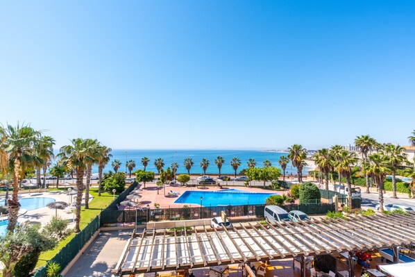 Una piscina riscaldata