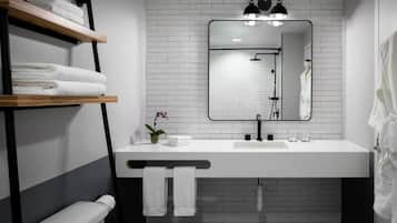 Hair dryer, towels
