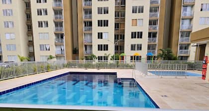Beautiful air-conditioned apartment with a beautiful city view