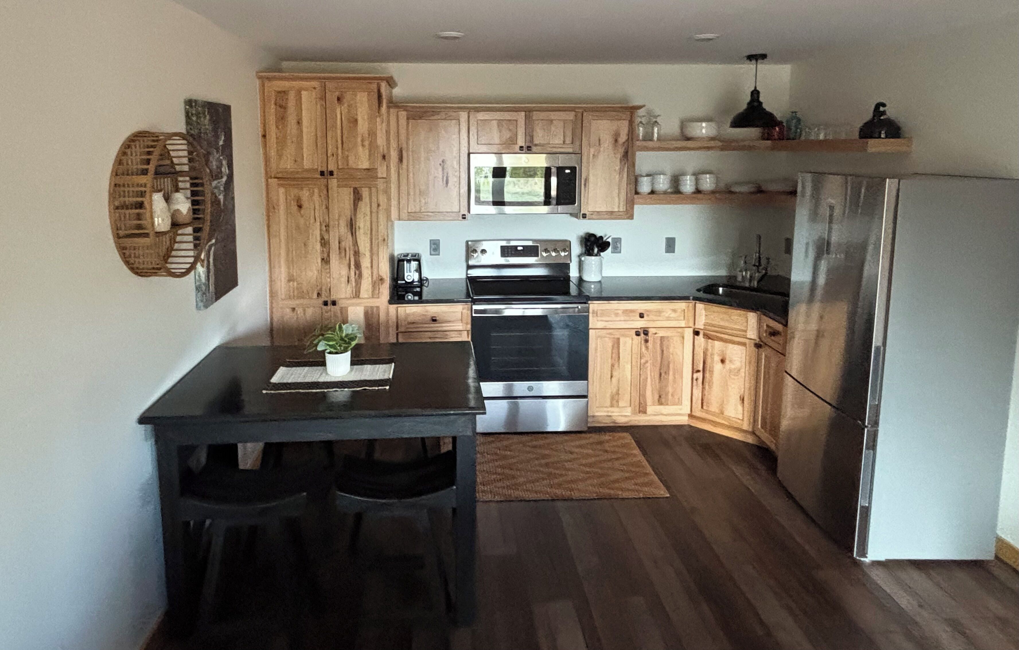 Microwave, oven, stovetop