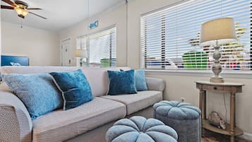 House, 1 King Bed (Capri by the Gulf 117) | Living area | TV