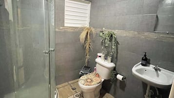 Towels, soap, toilet paper