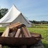 Dog Friendly Cozy Bell Tent With Log Burner