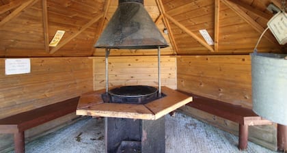 Dog Friendly Cozy Bell Tent With Log Burner