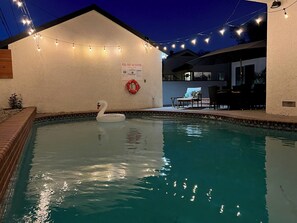 Pool - Elegant Oasis | Heated Pool & Spa | 5mi to Beach (Long Beach)