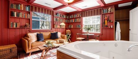 Een douche, handdoeken