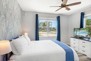 6 bedrooms, iron/ironing board, travel cot, free WiFi