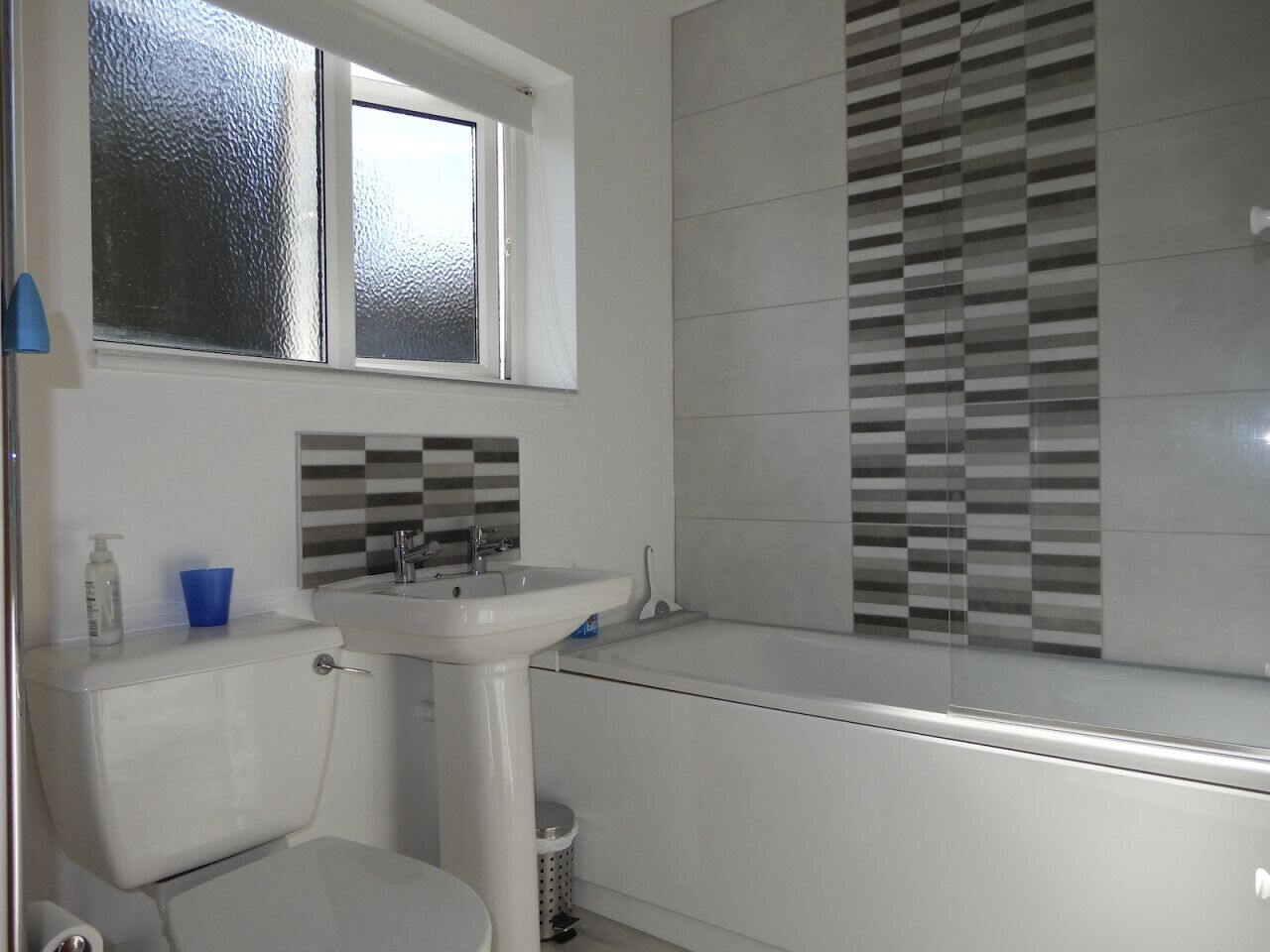 Hair dryer, towels