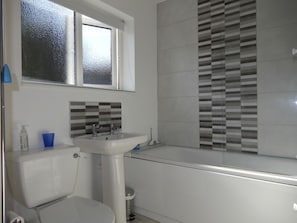 Hair dryer, towels