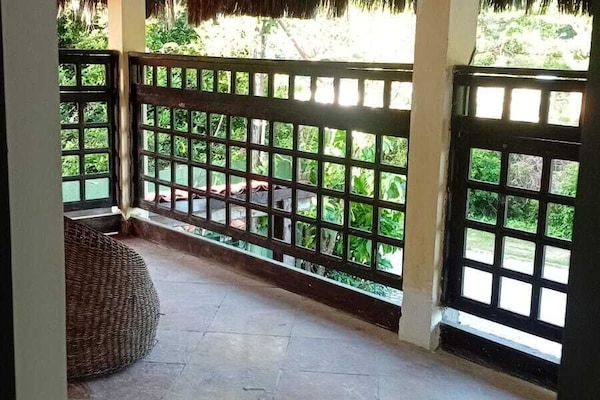 Family Room, Pool View | Living area | 32-inch Smart TV with digital channels