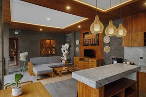 Villa, 1 Bedroom, Garden View | Living area | 32-inch Smart TV with digital channels - Badawa Ubud Villa (Ubud)