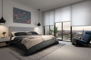 1 室のベッドルーム