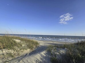 Sun loungers, beach towels