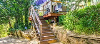 Deck & Grill: Forest Views Twain Harte Home