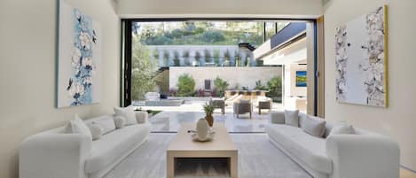 Luxury Villa, Multiple Beds, Pool Access, Pool View (Hutton Villa) | Interior