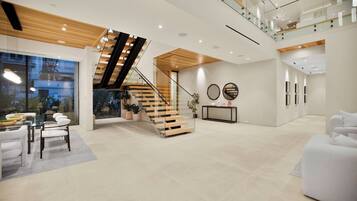 Luxury Villa, Multiple Beds, Pool Access, Pool View (Hutton Villa) | Interior