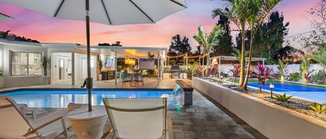 Una piscina climatizada