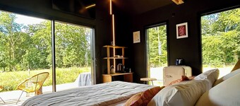 Le Chêne, wooden lodge with private Nordic bath
