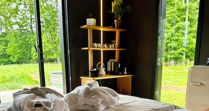Le Chêne, wooden lodge with private Nordic bath