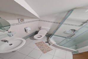 Shower, hair dryer