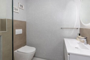 Shower, hair dryer