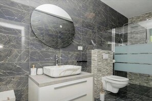 Shower, hair dryer