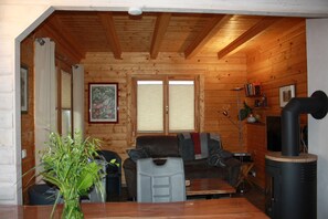 TV, fireplace, stereo