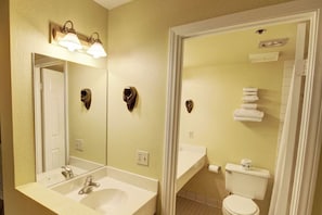 Hair dryer, towels