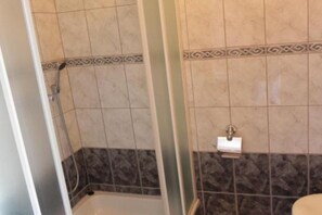 Shower, hair dryer