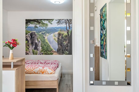 1 bedroom, free WiFi, bed sheets. Apartment 'Marks - Hohnstein' with Wi-Fi
