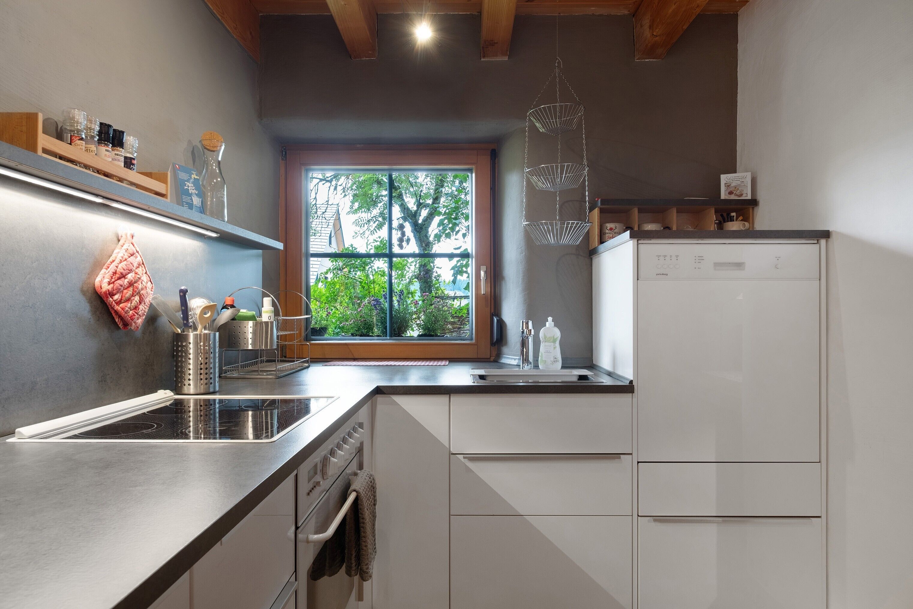 Kühlschrank, Ofen, Herdplatte, Geschirrspüler