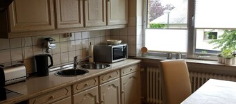 Appartement 'Obergeschoss, 130qm' avec terrasse partagée et Wi-Fi