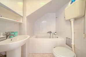 Shower, hair dryer